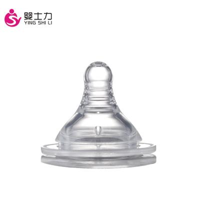 China Wholesale BPA Free Liquid Baby Silicone Feeding Soother Baby Standard Teat Bottles Neck Long Silicone Baby Nipple for sale