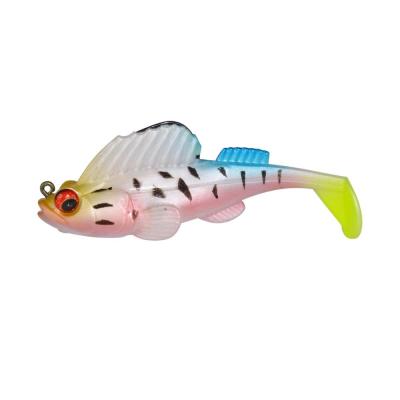 China PESCA Afishlure Rubber Soft Lure Body Jig 75mm 13g BQ01 Hard Soft Lead Fish With Hook for sale