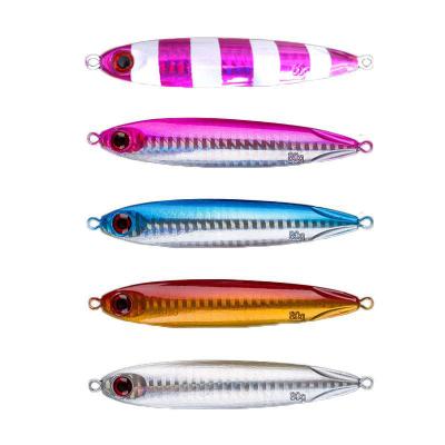 China 10g-100g Metal Jig Ocean Lure Metal Jig Fishing Lure 10g-100g Seawater Lead Jig Hard Trolling Lure for sale