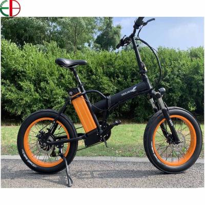 China Aluminum Alloy 500w 48v Hidden Battery 20 Inch*3.0 Folding Electric Bicycle for sale