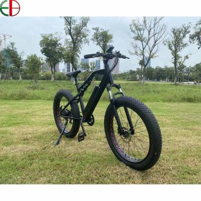 China High Quality Aluminum Alloy Frame 350w 48vmotor Double Shock Dual Drive Mid Suspension Fast Ebike for sale