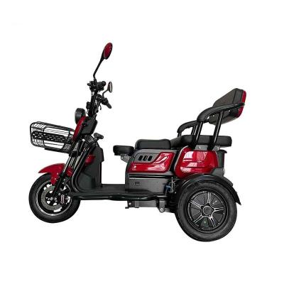 China Passenger 500W 60V 20AH Chinese Adult 2 Person Electric Tricycle for sale