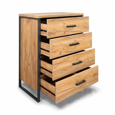 China Packed in cartons with knockdown structure chest drawer cabinet for sale