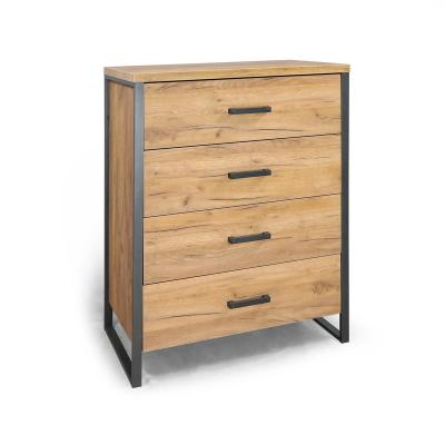 China Packed in cartons with knockdown structure cabinet chest of drawers for sale