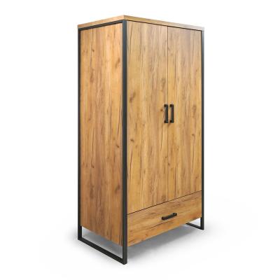 China Packed in cartons with modern knockdown structure wardrobe for sale