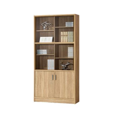 China Packed In Cartons With Knockdown Structure Rectangle Library Home Office Best Selling Furniture Bookself With Glass Door for sale