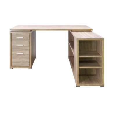 China Packed In Cartons With Knockdown Structure Home Office Desk With 3 Drawer Wooden Desk for sale