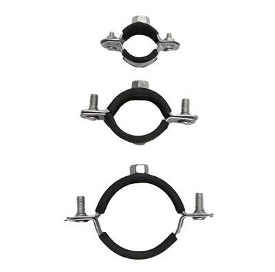 China Connection hanger supports split resistant rubber hose clamps for sale