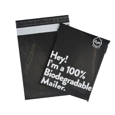 China shoes & custom black poly mailer bag apparel biodegradable eco friendly mailing tote for apparel garment for sale