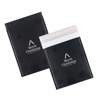 China shoes & White Custom Mini Apparel Christmas Wrap Ads Padded Bubble Mailer Poly for sale