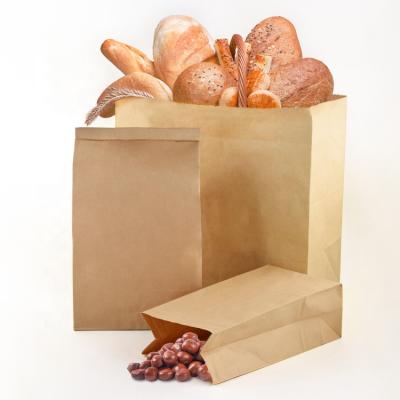 China Recycled Materials Food Paper Bags With Your Own Logo Wholesale Kraft Paper Paper Bags Manufacturers In UAE for sale