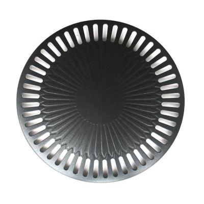 China Easily Assembled Non - Stick No Smoke Ring Barbecue Grill Plate With LFGB Approve for sale