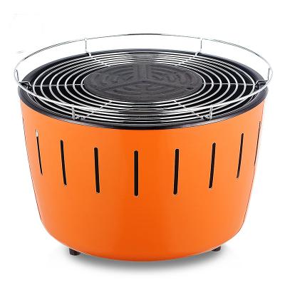 China Easily Assembled Mini Small Dual Fuel System Portable Charcoal Grill Indoor Outdoor Korean Charcoal Grill for sale