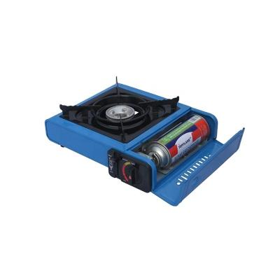 China Movable 1.5Kg Manual Good Quality Automatic Piezo Ignition Gas Stove Portable Camping Double Burner for sale