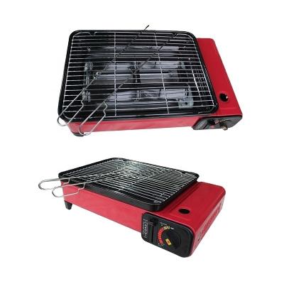 China Height Adjustable Easily Cleaned Portable Gas Stove For Outdoor Camping BBQ Grill Mat for sale