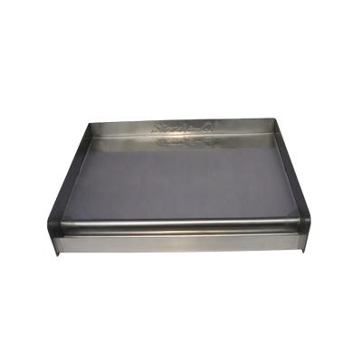 China Stocked Wholesale Custom Flat Stainless Steel Rectangle BBQ Grill Griddle Barbecue Grill for sale