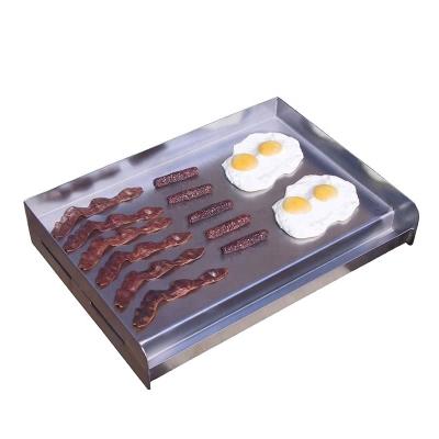 China Stocked New Custom Flat Stainless Steel Rectangle BBQ Grill Griddle BBQ Grill for sale