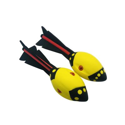 China Competition Customized Soft Color Toy PU Foam Dart Rocket Missile Launch Ball for sale