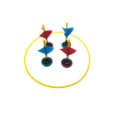 China Funny Educational Toy Lawn Dart Ring Toss Game Set Outdoor Toys Gardening Games For Kids for sale