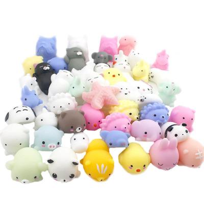 China Wholesale Kawaii Squeeze Mochi Sticky Stress Reliever Toys Best Gifts For Animal Squeeze Person Toy Squeeze Animal Mochi Toys Children 3d for sale