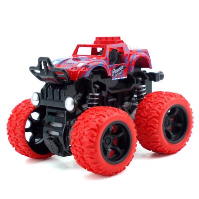 China New Mini Inertial Vehicle Four Wheel Drive Plastic Off-Road Children Play Car Toy For Kids Gifts Friction Friction Toy Vehicles for sale