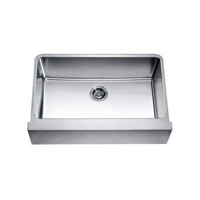 China Without Faucet China Factory Pressed 304 Stainless Steel Sink Undermount Apron Front Sinks for sale