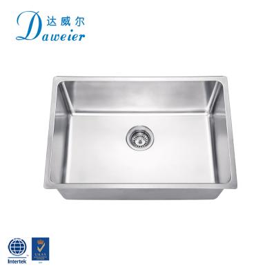 China Without Faucet Cheap Price American Style Sinks Stainless Steel Material Single Bowl Sink for sale