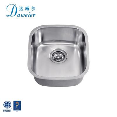 China Without Faucet China Manufacturer Single Bowl Pressed Sink Small Sinks Simple Clean Sink for sale