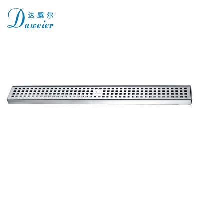 China Anti Smell Plant Supplying Stainless Steel Long Floor Drain Tile Inster Drainer Bathroom Floor Drain for sale