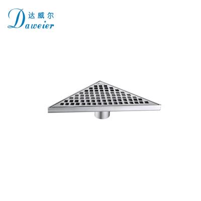 Cina Anti Smell Factory Wholesale 304 Stainless Steel Drain Grate Triangle Shower Floor Drain in vendita