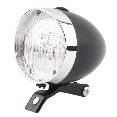 China PVC Bike Accessories Bike Front Light With White LED Custom Bike Light Bicycle Head Light for sale