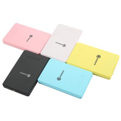 China Mobile Case 2.5 Inch SATA3 USB2.0 HDD Cart USB2.0 HDD Hard Drive Plastic Enclosure HDD Enclosure Mobile External Box for sale