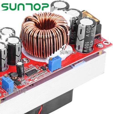 China Standard DC DC Voltage Step Up Converter Boost Power Supply Module 10-60V to 12-97V 1500W 30A DC CV for sale