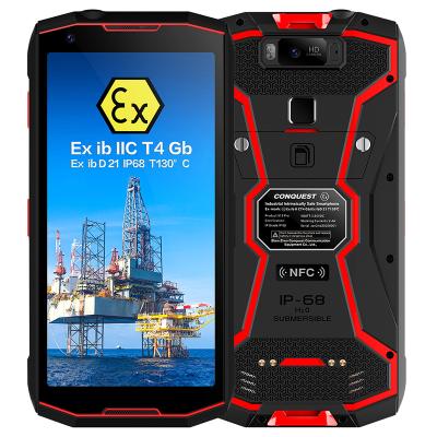 China Dual SIM Card Conquest S12 ATEX RAM 8GB ROM 128GB 256GB ROM 128GB 256GB SA NSA Network Explosion Standby Android 11 Rugged Phone for sale