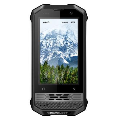 China Conquest F2 Mini MT 6739V 1.5GHz Hardware Platform NFC IP68 Quad Core MT 6739V 1.5GHz Mobile Smart Shockproof 4G 4G Android 8.1 If I Buy A Rugged Phone for sale