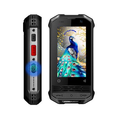 China Waterproof Conquest F2 NFC Battery 3700mAh Network Type With Dual Sim 4G 4G Android 8.1 Mini Global Smart Mobile Rugged Smartphone Unlocked for sale