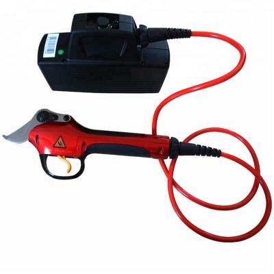 China Handle 30mm Diameter Battery Powered Shears Anti-Slip Cutting Pruners Vineyards Pruners for sale