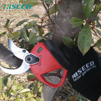 China Anti-skid Handle HiSeedLED 40mm Shears Electric Pruning Machine Electric Apple Tree Garden Tools for sale