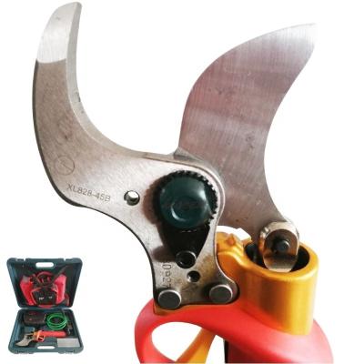 China Anti-Slip Handle Battery Powered Electric Trimming Scissors Shears Super Long Working Hours for sale