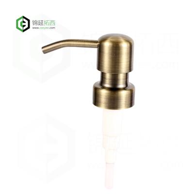 China Modern Bronze Finish Stainless Steel Liquid Soap Dispenser Pump For Lotion / Shampoo for sale