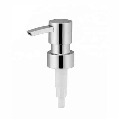 China Metal Chrome Finish Liquor Bottle Pump Dispenser Lotion Pump Zinc Alloy Top for sale