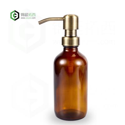 China Plastic Metal Shampoo Bottle With Pump , Pet Pump Bottle Shampoo for sale