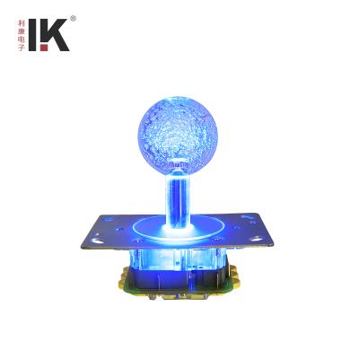 China Retro Plastic Game Machine Accessories Plastic Joystick In Blue Light In Amusement Park for sale