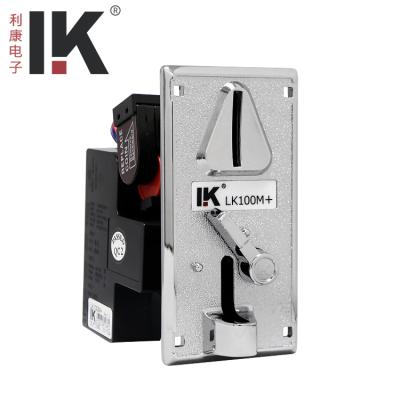 China LK100M+ Metal and Plastics Metal and Plastics Zinc Alloy Panel Electronic Coin Acceptor for sale