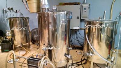 China Bar 2bbl/3bbl/5bbl/7bbl/10bbl/15bbl/20bbl/30bbl electric or steam beer brewing system for sale