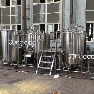 China Commercial Hotels Brewing Equipment/Brewpub Equipment/Industrial Beer Brewing Equipment for sale