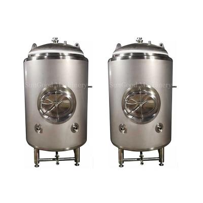 China Bright SS304/BRITE Beer Brewery Equipment Stainless Steel Beer Serving Tank Tank Brewing Equipment for sale