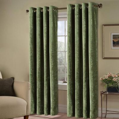 China Antistatic Chenille Fabric Blackout Curtain Hotel Curtain Bedroom for sale