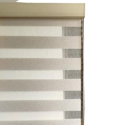 China Venetian office use transparent zebra blinds fabric zebra shade fabric for sale