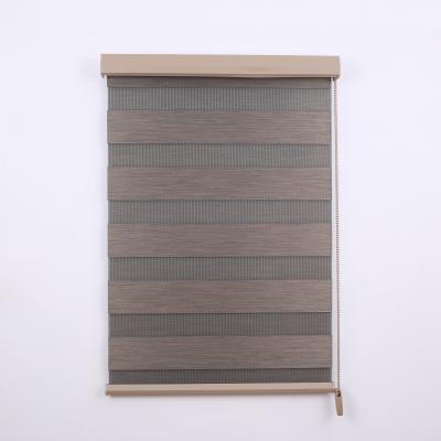 China Venetian Zebra Blinds Sheer Window Shades 100% Polyester for sale